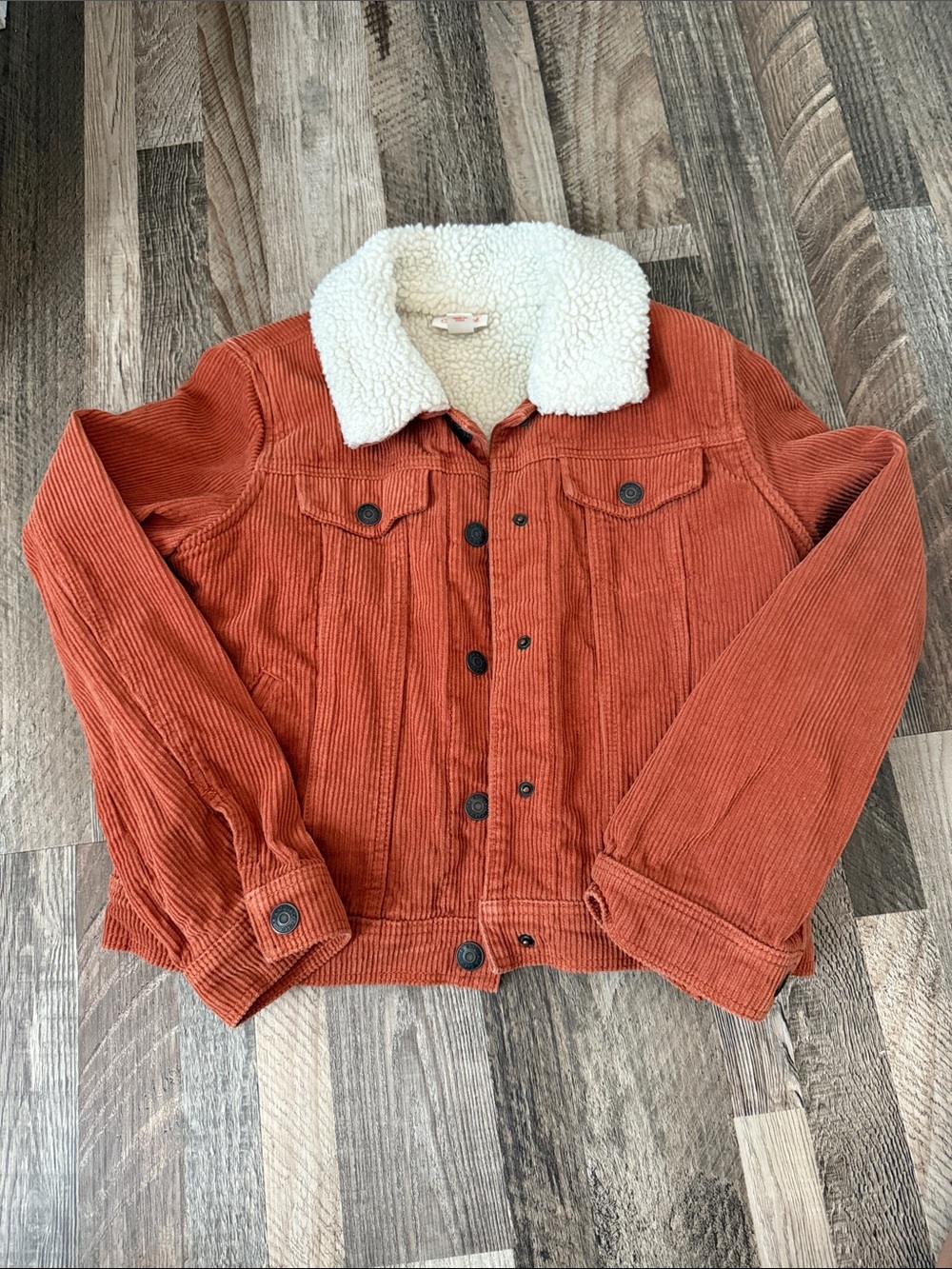 Corduroy jacket, girls size 10/12